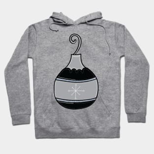 Whimsical Holiday Ball Ornament Illustration Hoodie